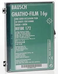Gnatho-Film ВК172 16&micro;m (50 листів 70х100мм одностороння) Bausch клюзійна плівка BK172 фото