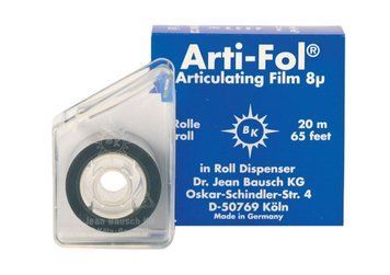 Arti-Fol ВК23 8&micro;m (20м х22мм одностороння) Bausch артикуляційна фольга BK23 фото