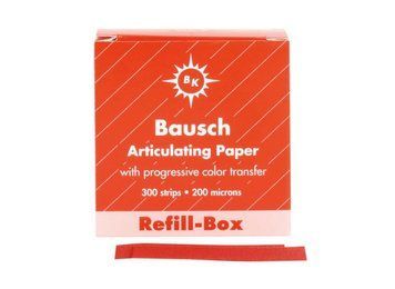 Articulating Paper ВК1002 200&micro;m (300 листків зростаючої інтенсивності) Bausch  BK1002 фото