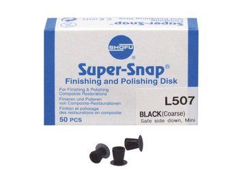 Диск Super-Snap L507 Shofu (50 шт) односторонній вузький крупні зерна по верху L507 фото