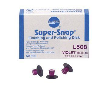 Диск Super-Snap L508 Shofu (50 шт) односторонній широкий середнє зерно по верху L508 фото