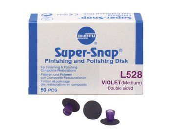 Диск Super-Snap L528 Shofu (50 шт) двосторонній широкий середнє зерно L528 фото