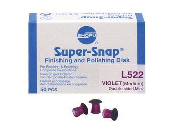 Диск Super-Snap L522 Shofu (50 шт) односторонній вузький середнє зерно L522 фото