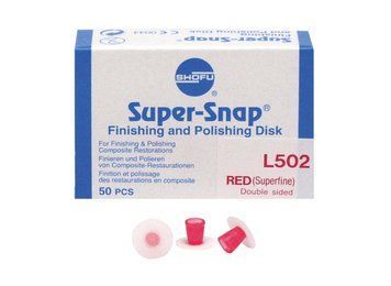 Диск Super-Snap L502 Shofu (50 шт) фінішний односторонній широкий наддрібне зерно L502 фото