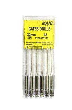 Машинні розширювачі гирла каналів Gates Drills MANI #2 (6 шт., L 32 мм) P19L025700 фото