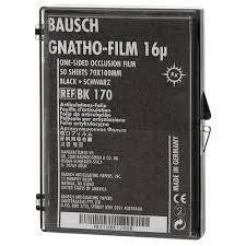 Gnatho-Film ВК170 16&micro;m (50 листів 70х100мм одностороння) Bausch оклюзійна плівка BK170 фото