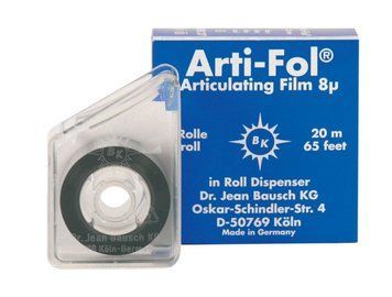 Arti-Fol ВК27 8&micro;m (20мх22мм двостороння) Bausch артикуляційна фольга BK27 фото