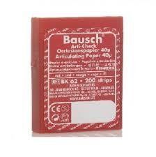 Arti-Check ВК62 40&micro;m (200 смужок) Bausch оклюзійний папір BK62 фото