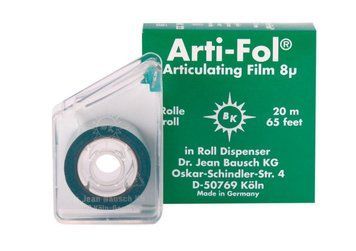 Arti-Fol ВК22 8&micro;m (20м х22мм одностороння) Bausch артикуляційна фольга BK22 фото